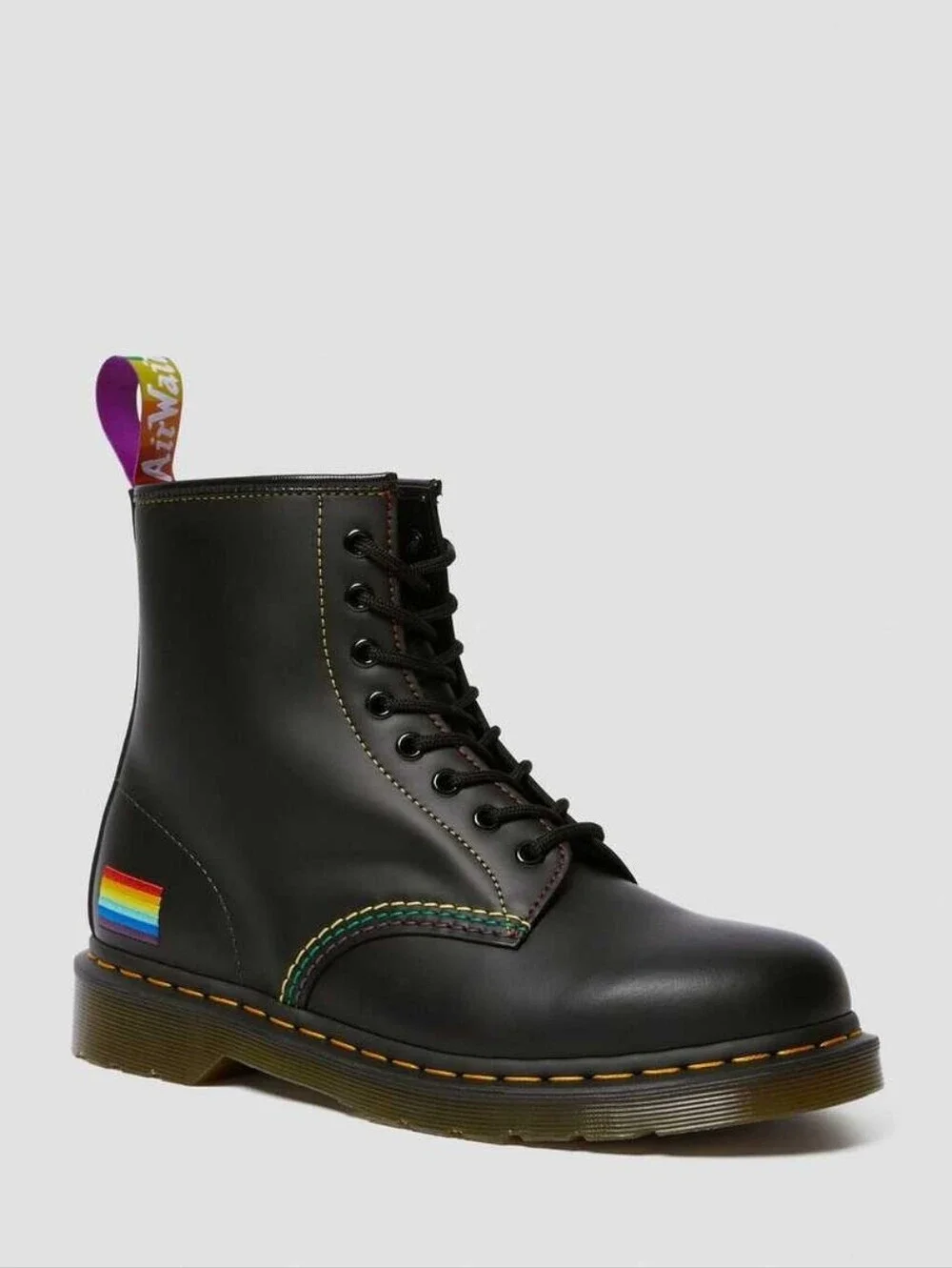 Dr. Martens 1460 Pride Rainbow Stitch Lace Combat Boots Men’s 10 Women’s 11